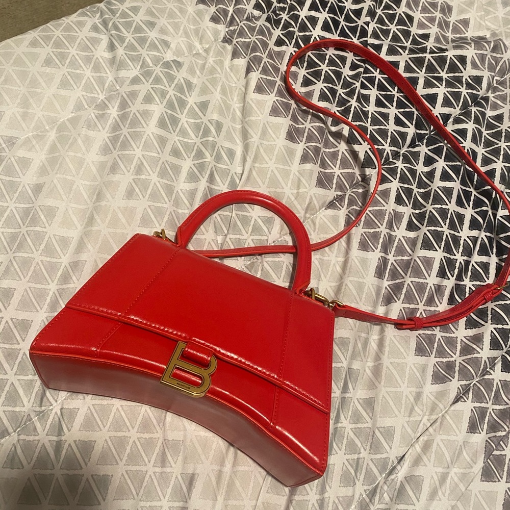 Balenciaga Top Handle Bag XS Bright Red